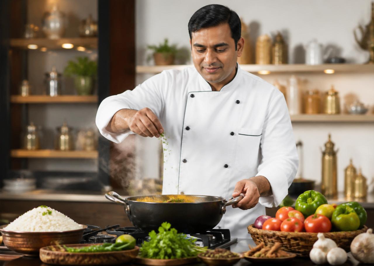 Live cooking programming with a Save-On-Foods L-banner